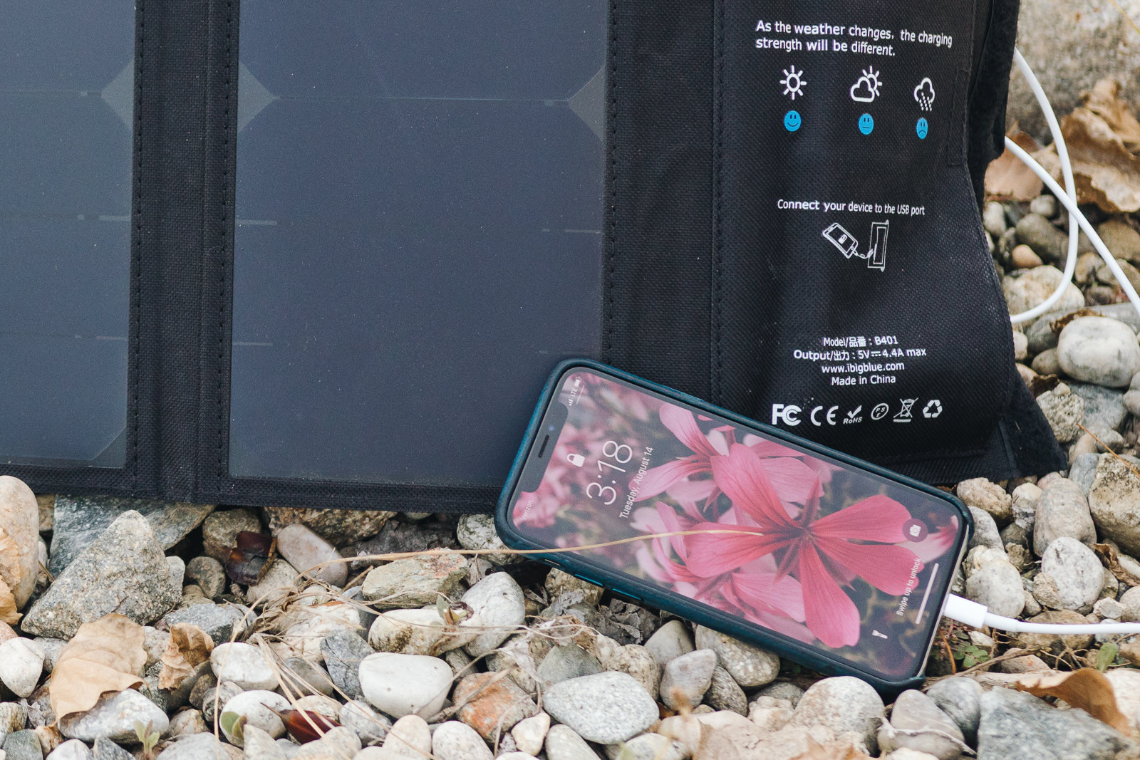 Portable solar charger