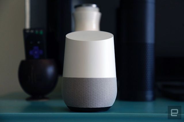 Google Home smart speaker.