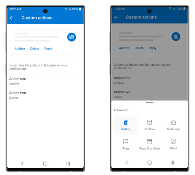 Microsoft Outlook for Android update